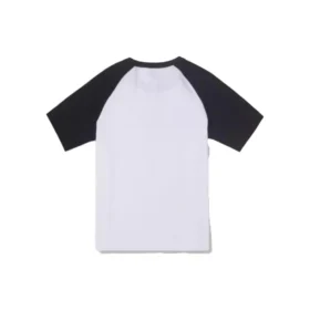 Maglietta da baseball con logo Taglie asiatiche “Bianco Nero”