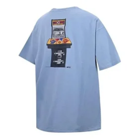 Maglietta Level Up Taglie asiatiche “Azzurro”