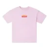 Maglietta oversize con logo fiammeggiante Taglie asiatiche “Rosa”