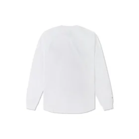 Maglietta raglan a maniche lunghe con cucitura a catenella Taglie asiatiche “Bianco”