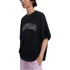 Maglietta Retro Chuck Crew taglie asiatiche “Nero”