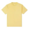 Maglietta sportiva da uomo Converse ricamata a maniche corte con collo rotondo, giallo