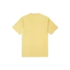 Maglietta sportiva da uomo Converse ricamata a maniche corte con collo rotondo, giallo