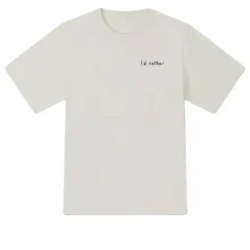 Maglietta Summer Verbiage Taglie asiatiche “Bianco”