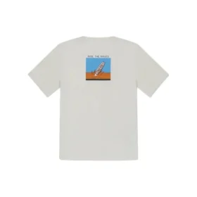Maglietta Summer Verbiage Taglie asiatiche “Grigio chiaro”