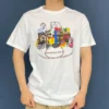 Maglietta Throwback Taglie asiatiche “Bianco”