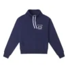 Maglione a collo alto con coulisse Taglie asiatiche “Navy”