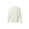 Maglione a maniche lunghe con collo rotondo da uomo, bianco