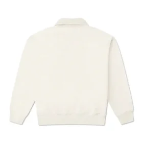 Maglione con zip a cuore Taglie asiatiche “Bianco”