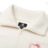 Maglione con zip a cuore Taglie asiatiche “Bianco”