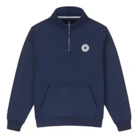 Maglione con zip a un quarto Chuck Taylor All Star Retro Taglie asiatiche “Navy”