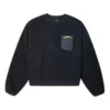 Maglione corto e ampio Taglie asiatiche “Nero”