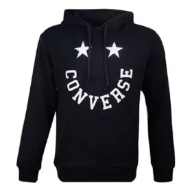 Maglione da uomo con stampa grafica Converse Nero