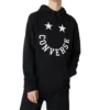 Maglione da uomo con stampa grafica Converse Nero