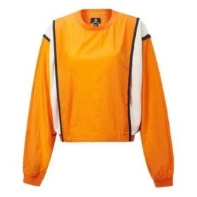 Maglione girocollo con cuciture a contrasto della serie Capsule, arancione