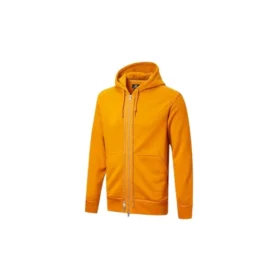 Maglione sportivo casual con cappuccio e zip integrale Unisex Arancione Maglione sportivo casual con cappuccio e zip integrale Unisex Arancione