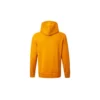 Maglione sportivo casual con cappuccio e zip integrale Unisex Arancione