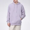 Maglione sportivo casual da uomo Converse Athleisure con cappuccio, in maglia, viola chiaro