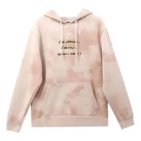 Maglione sportivo casual da uomo Converse Tie Dye Gradient rosa