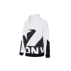 Maglione sportivo da uomo Converse con colletto alto e logo a colori contrastanti, bianco