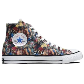 One Piece x Converse Chuck Taylor All Star 100 PT HI Scarpe in tela Multicolore