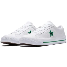 One Star in pelle di bue Bianco/Verde Stile originale