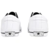 One Star in pelle traforata, modello basso “White Black”