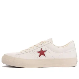 One Star J EB LEATHER “White Crimson Red”