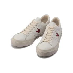 One Star J EB LEATHER “White Crimson Red”