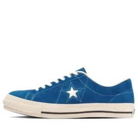 One Star J in pelle scamosciata “Blu Bianco”