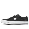 One Star Low Top in pelle “Black White”