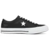 One Star Low Top in pelle “Black White”