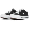 One Star Low Top in pelle “Black White”