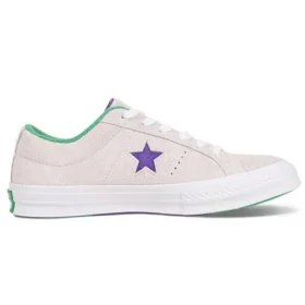 One Star Ox Grand Slam Suede da uomo “White/Court Purple/Green