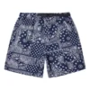 Pantaloncini con motivo Paisley Taglie asiatiche “Navy”