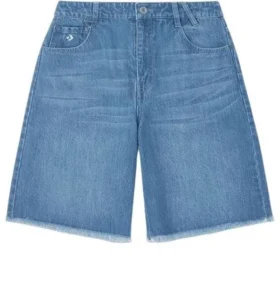 Pantaloncini in denim Taglie asiatiche “Light Blue Wash”