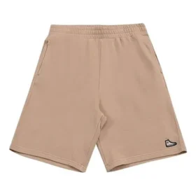 Pantaloncini in French Terry con patch Go-To Sneaker Taglie asiatiche “Beige”