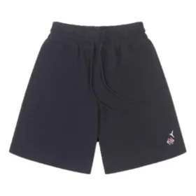 Pantaloncini in maglia a mezza lunghezza con logo Taglie asiatiche “Nero”