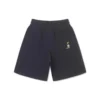 Pantaloncini in maglia a mezza lunghezza con logo Taglie asiatiche “Nero”