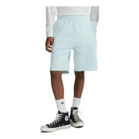 Pantaloncini in pile Go-To con motivo a stella e chevron ricamati, vestibilità standard, taglie asiatiche “Azzurro”