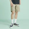 Pantaloncini in tessuto Taglie asiatiche “Khaki”