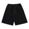 Pantaloncini larghi a 5 tasche Taglie asiatiche “Nero”