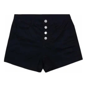 Pantaloncini sportivi a vita alta Taglie asiatiche “Nero”