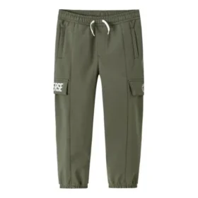 Pantaloni a tinta unita con elastico in vita Taglie asiatiche “Verde oliva” Pantaloni a tinta unita con elastico in vita Taglie asiatiche “Verde oliva”