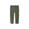 Pantaloni a tinta unita con elastico in vita Taglie asiatiche “Verde oliva”