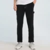 Pantaloni cargo a vita alta Taglie asiatiche “Nero”