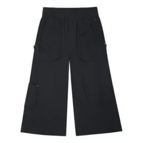Pantaloni cargo dritti casual in maglia/Pantaloni Neri