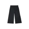Pantaloni cargo dritti casual in maglia/Pantaloni Neri
