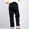 Pantaloni cargo in tessuto Taglie asiatiche “Nero”