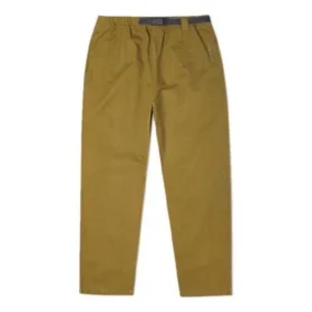 Pantaloni casual affusolati a gamba dritta in tessuto Taglie asiatiche “Dark Moss Green”